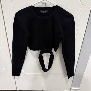 Aritzia Ten By Babaton Black Restrospect Sweater
